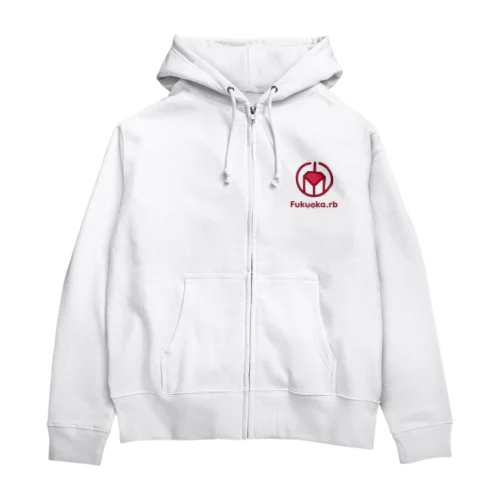 Fukuoka.rb（カラーロゴ） Zip Hoodie