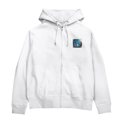 星散　- scattering - Zip Hoodie