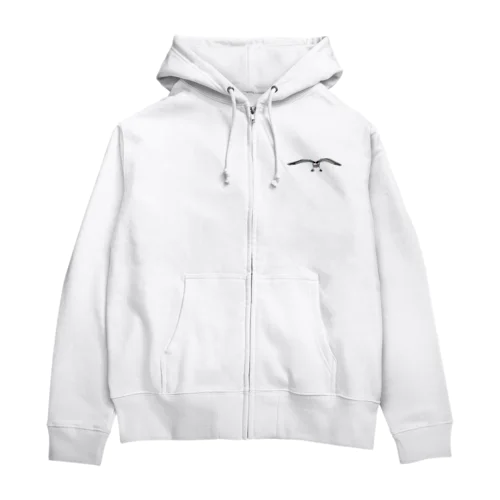 ｳﾐﾈｺﾁｬﾝおしりver Zip Hoodie