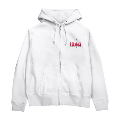 i2eü brand Zip Hoodie