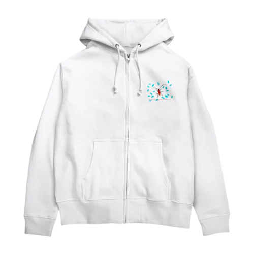 フェリエベニボシカミキリ Zip Hoodie