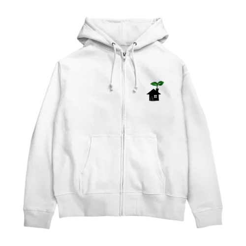 家からハッパ Zip Hoodie