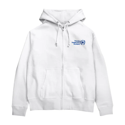 Thanks Healthcare Workers Zip Hoodie