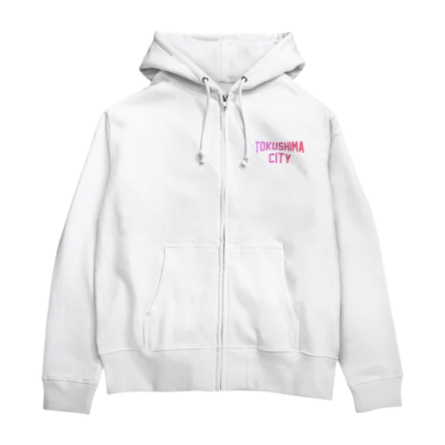 徳島市 TOKUSHIMA CITY Zip Hoodie