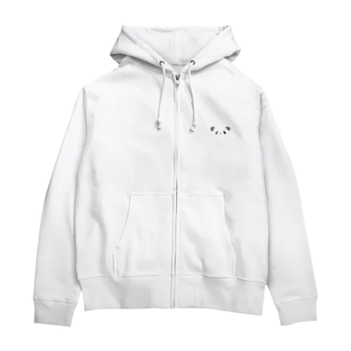 水彩パンダ Zip Hoodie