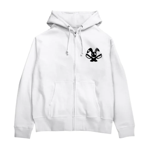 うさぎの突発性厨二病パーカー Zip Hoodie