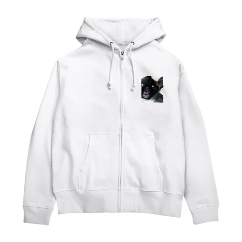 ペキニーズ ぽっくんエヘ♡顔 Zip Hoodie