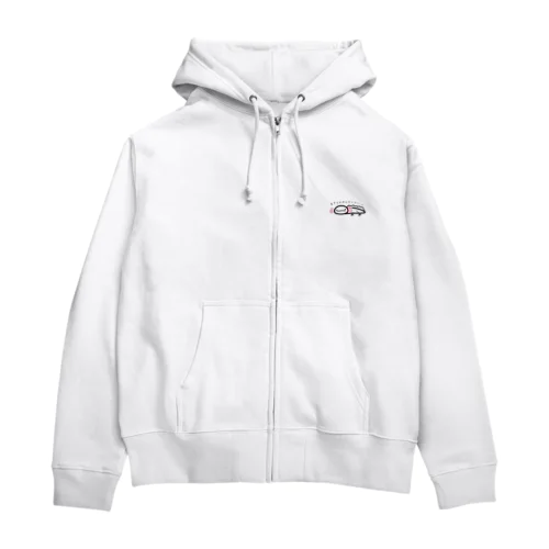 ウーパールーパー  生きるのめんどくさい。 Zip Hoodie