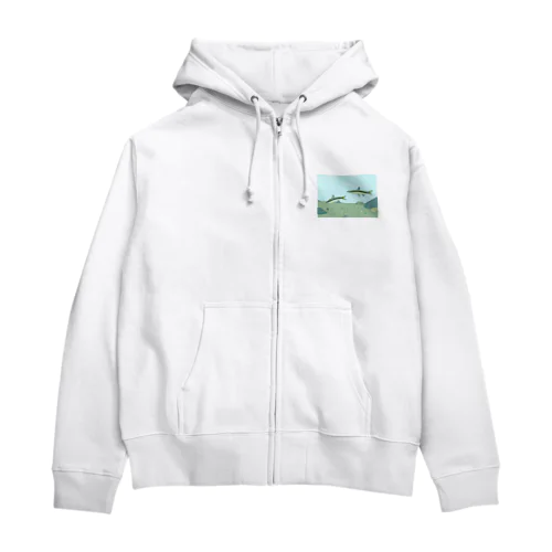 ムギツク Zip Hoodie