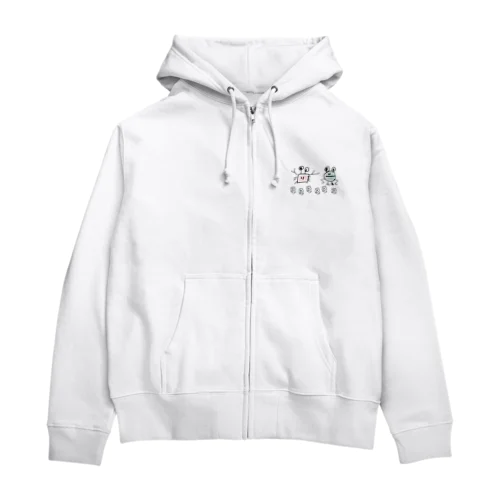 かにさんとかえるさん Zip Hoodie