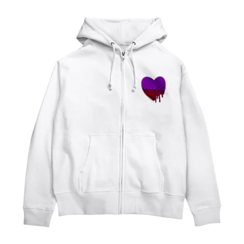 恋焦がれハート Zip Hoodie