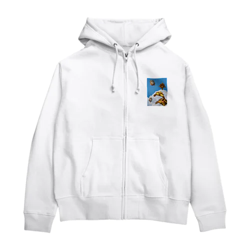 お空をとんだよ Zip Hoodie