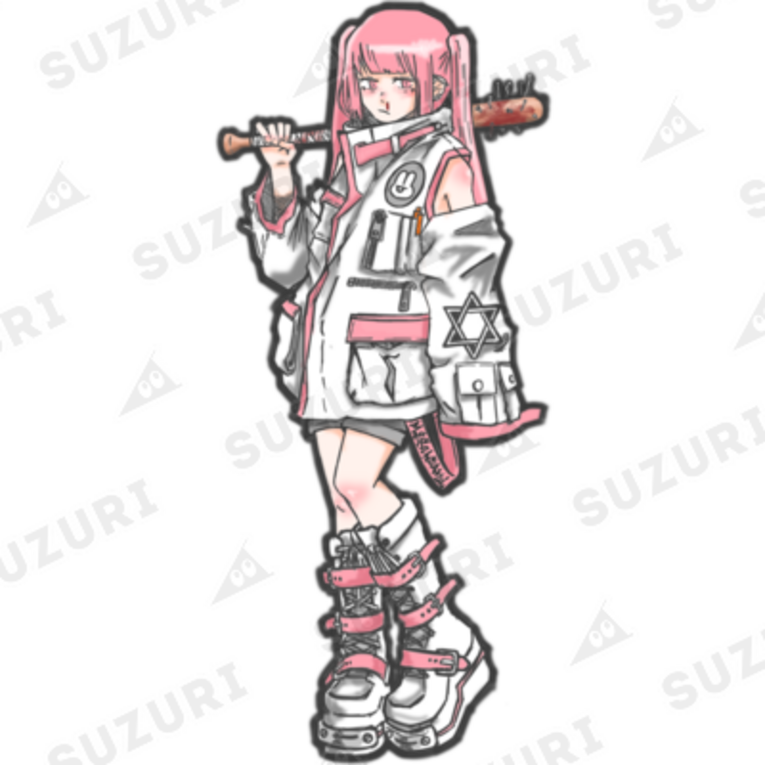 MESUGAKI】by 釘バットちゃん（直立） | Online shopping for